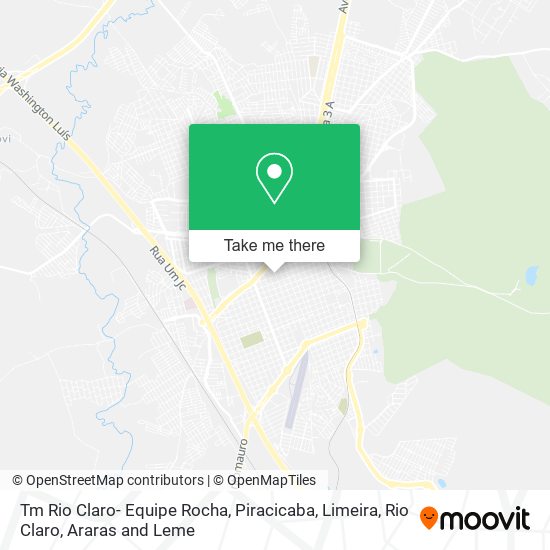 Tm Rio Claro- Equipe Rocha map