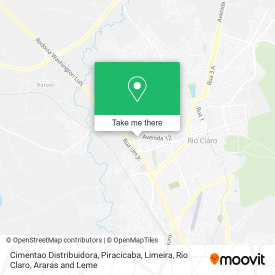 Cimentao Distribuidora map