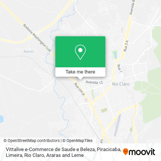 Mapa Vittalive e-Commerce de Saude e Beleza