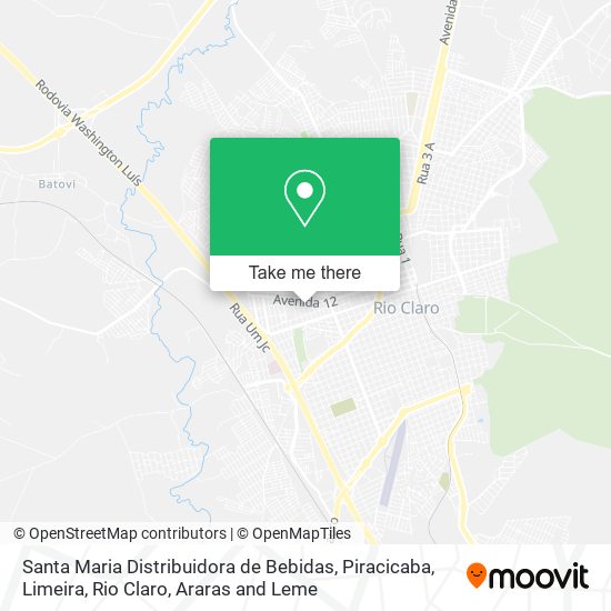 Santa Maria Distribuidora de Bebidas map