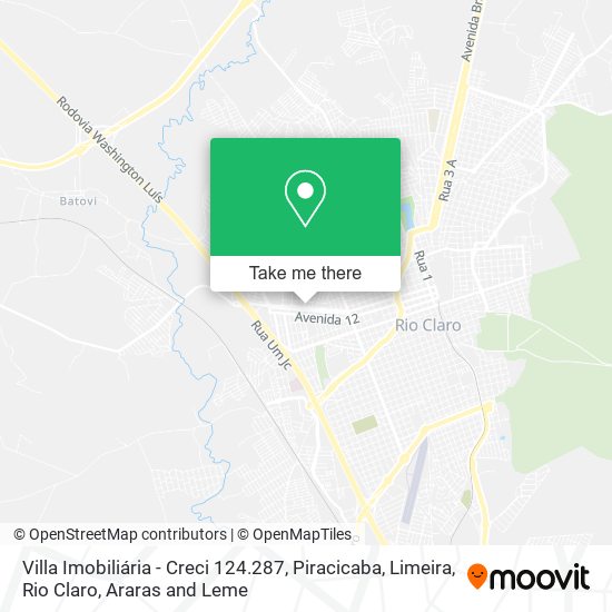 Mapa Villa Imobiliária - Creci 124.287