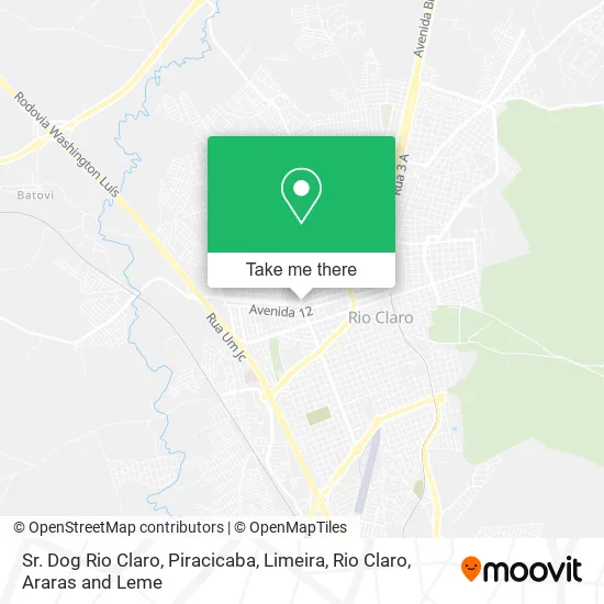 Sr. Dog Rio Claro map