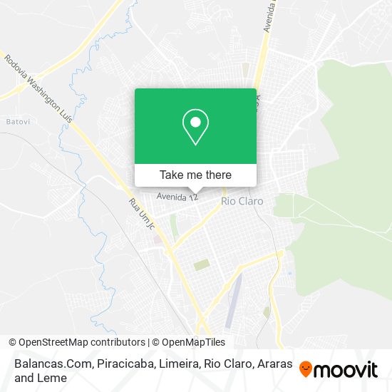 Mapa Balancas.Com