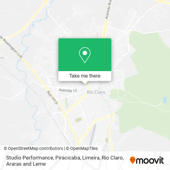 Studio Performance map