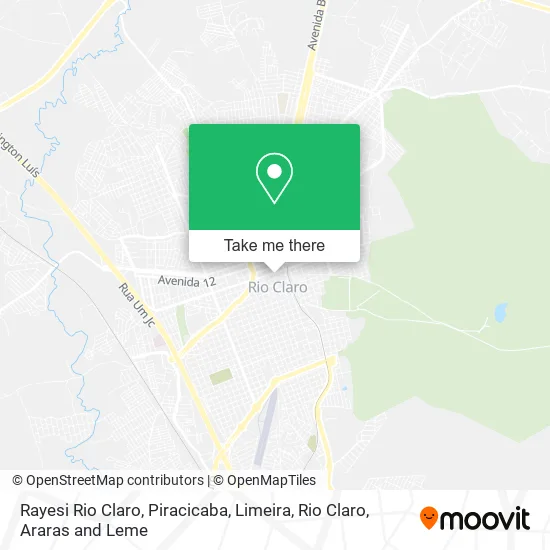 Rayesi Rio Claro map