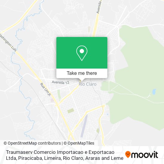 Traumaserv Comercio Importacao e Exportacao Ltda map