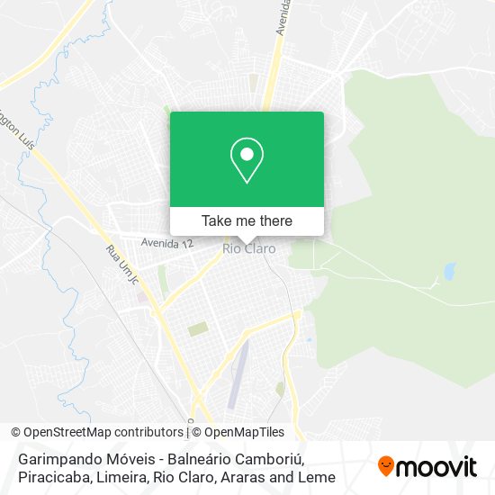Garimpando Móveis - Balneário Camboriú map