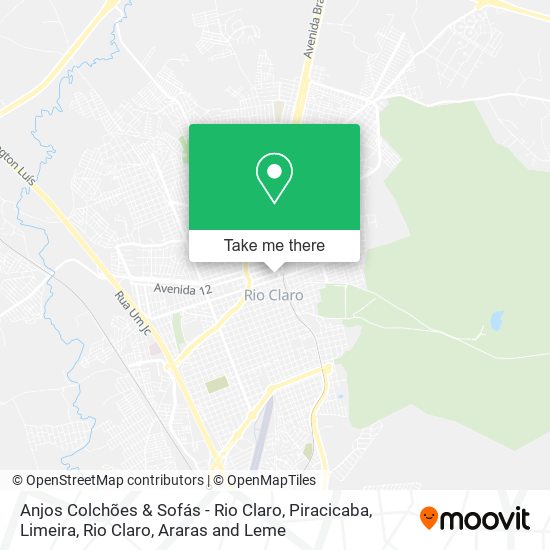 Anjos Colchões & Sofás - Rio Claro map