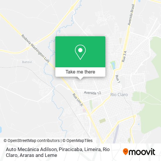 Mapa Auto Mecânica Adilson