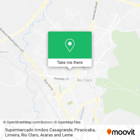 Supermercado Irmãos Casagrande map