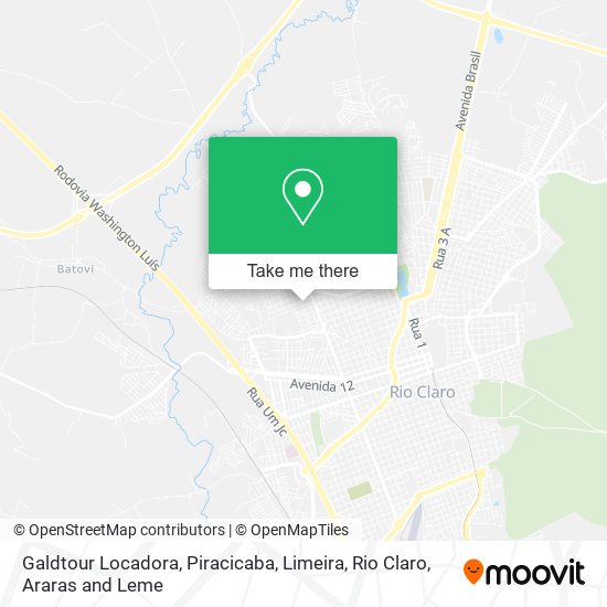 Galdtour Locadora map