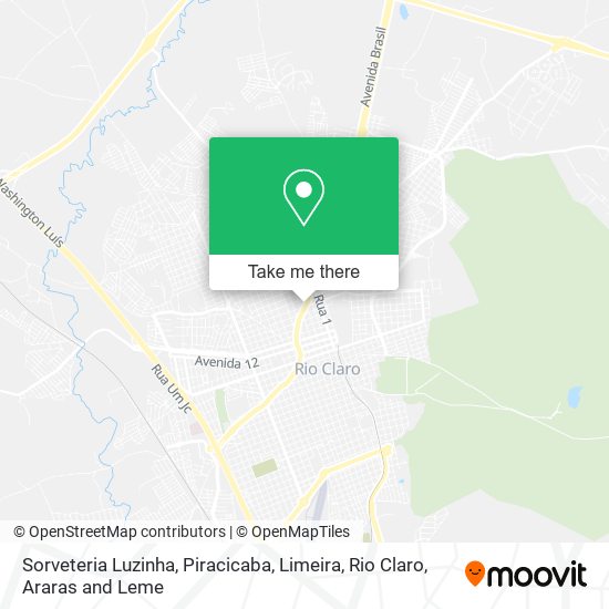 Sorveteria Luzinha map