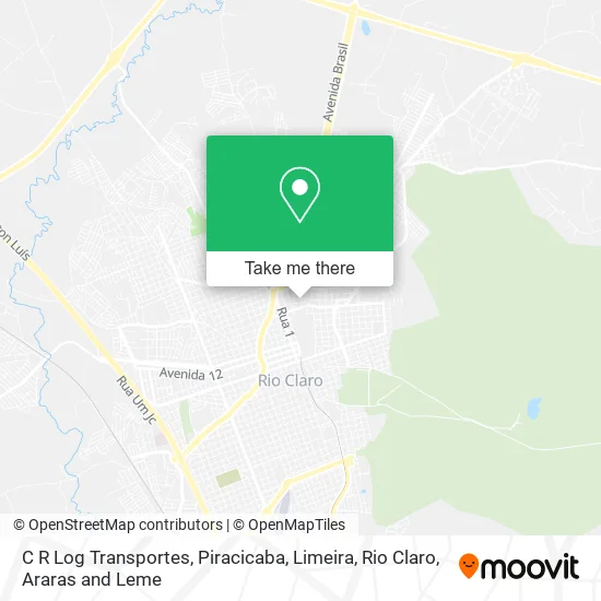 C R Log Transportes map