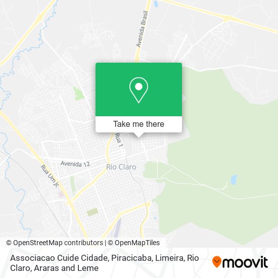 Mapa Associacao Cuide Cidade