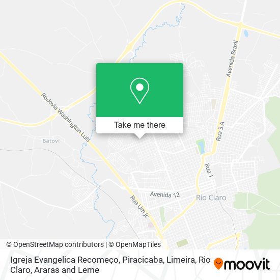 Igreja Evangelica Recomeço map