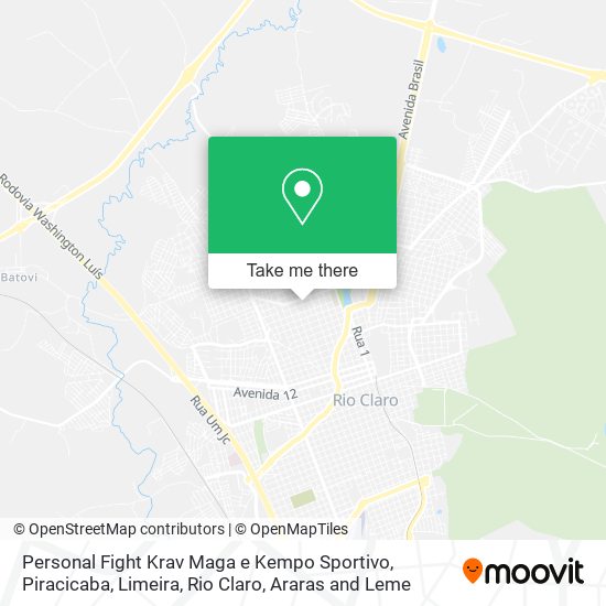 Mapa Personal Fight Krav Maga e Kempo Sportivo