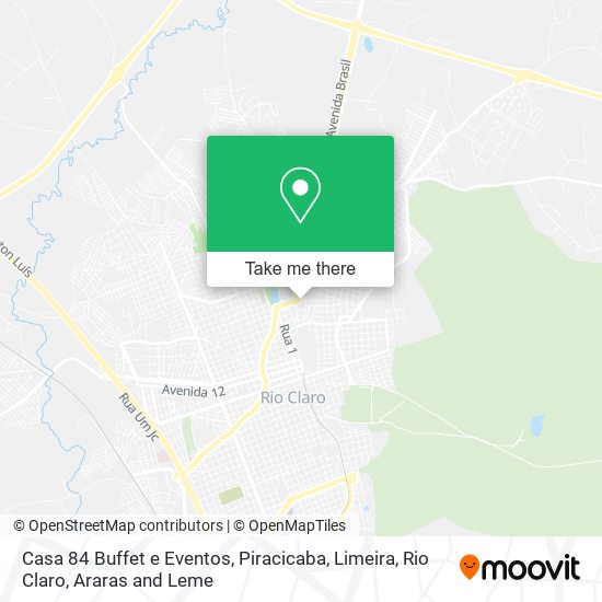 Casa 84 Buffet e Eventos map