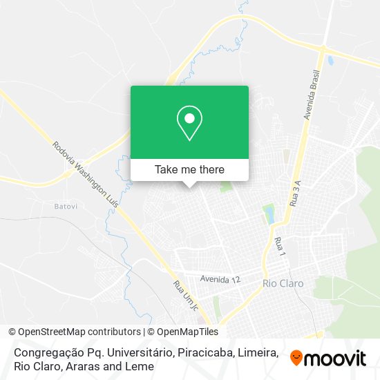 Congregação Pq. Universitário map