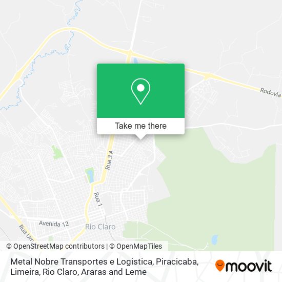 Metal Nobre Transportes e Logistica map
