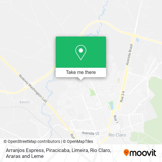 Arranjos Express map