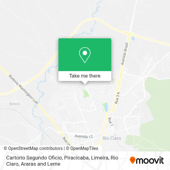 Cartorio Segundo Oficio map