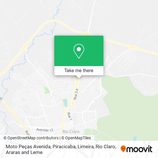 Mapa Moto Peças Avenida