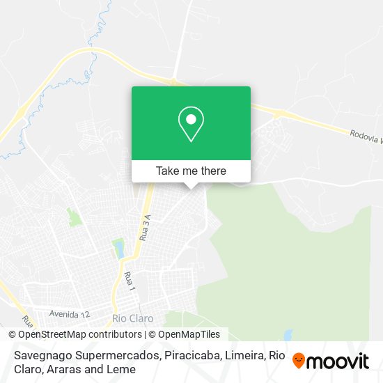 Savegnago Supermercados map