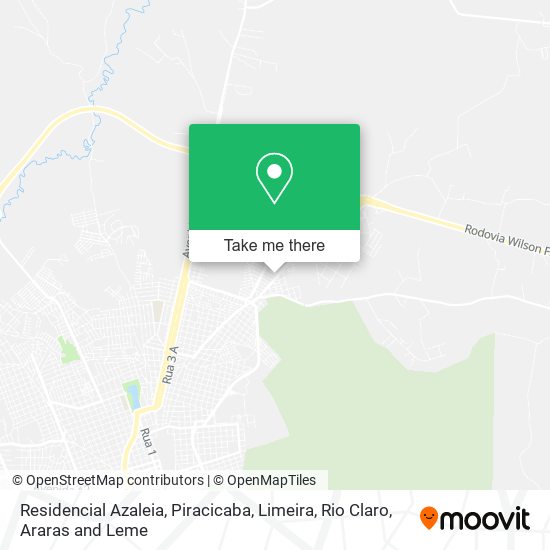 Residencial Azaleia map