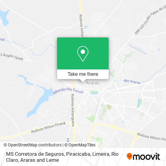 MS Corretora de Seguros map