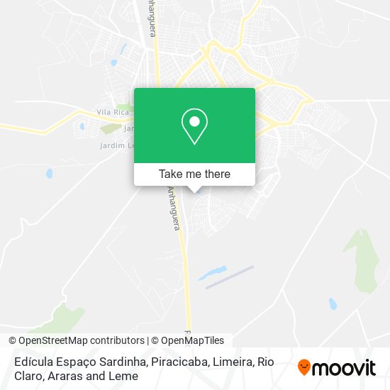 Edícula Espaço Sardinha map