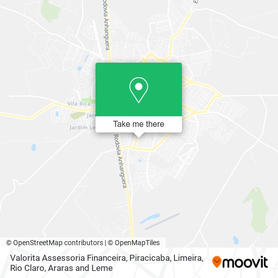 Mapa Valorita Assessoria Financeira