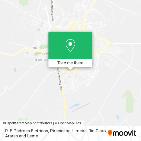 R. F. Padroes Eletricos map