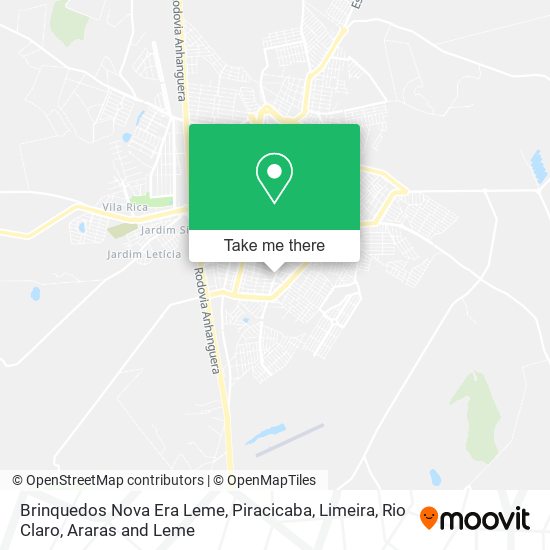 Brinquedos Nova Era Leme map