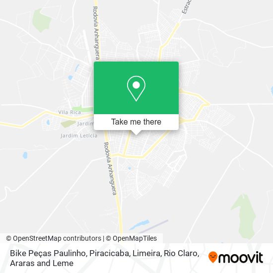 Bike Peças Paulinho map