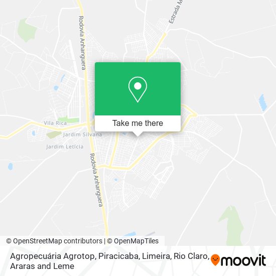 Mapa Agropecuária Agrotop