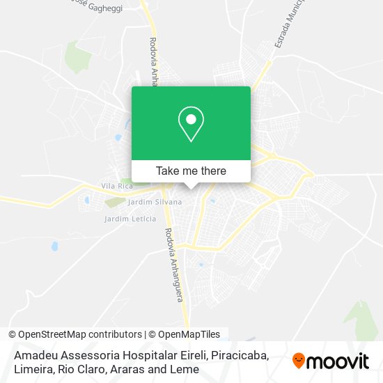 Mapa Amadeu Assessoria Hospitalar Eireli