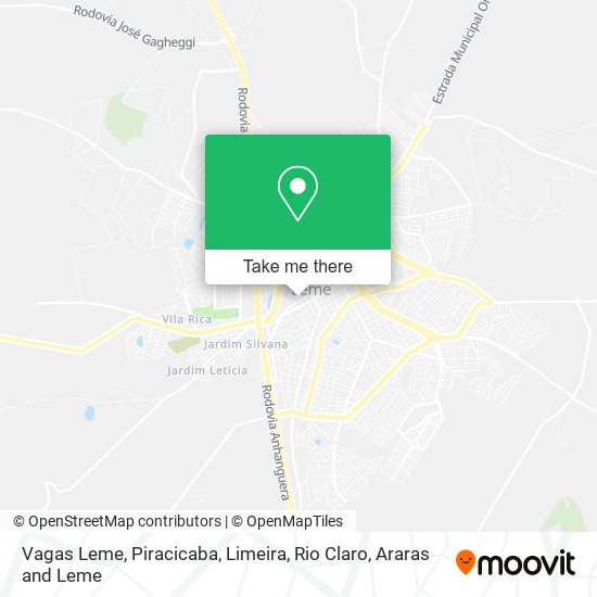 Vagas Leme map