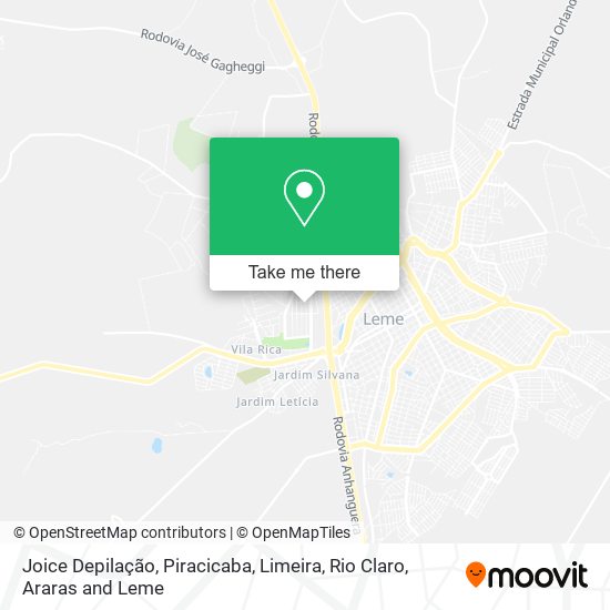 Joice Depilação map