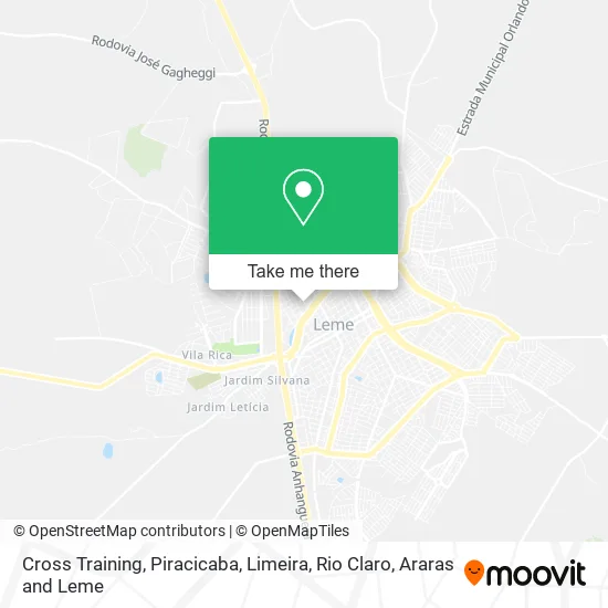 Cross Training map