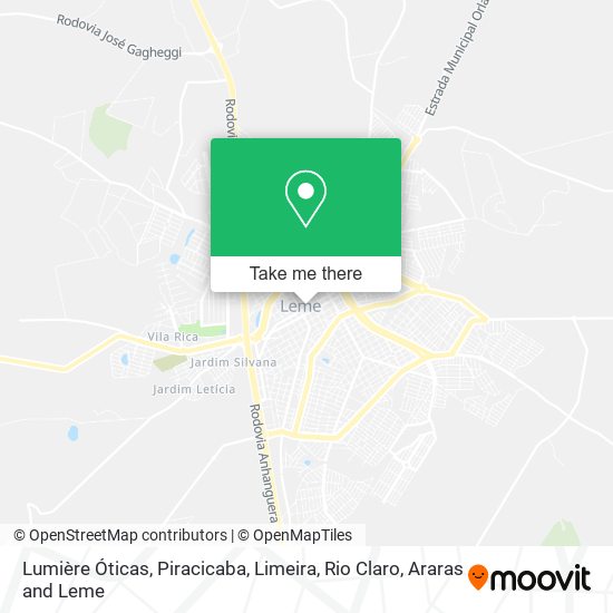 Lumière Óticas map