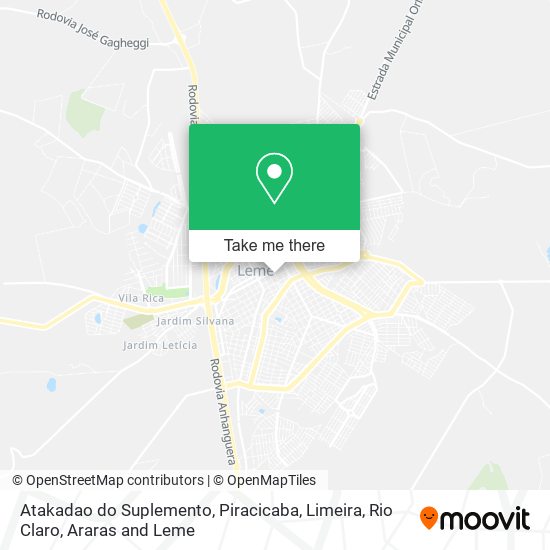 Atakadao do Suplemento map