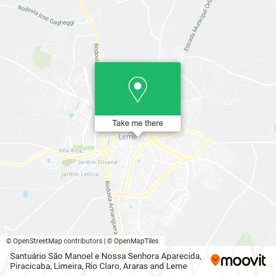 Santuário São Manoel e Nossa Senhora Aparecida map
