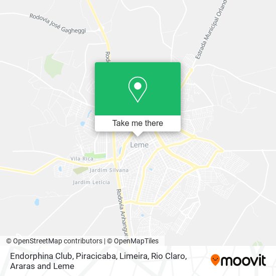 Endorphina Club map