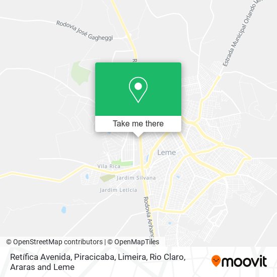 Retífica Avenida map