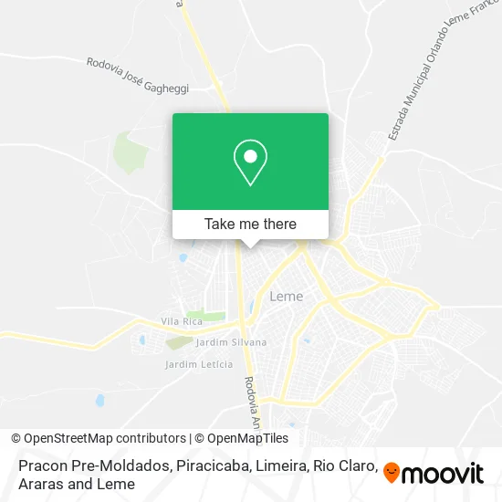 Pracon Pre-Moldados map