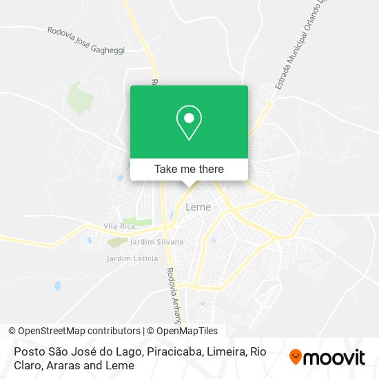 Posto São José do Lago map