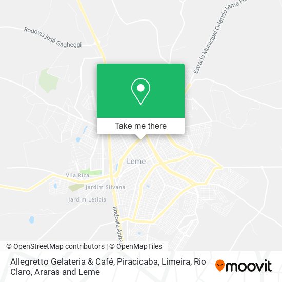 Allegretto Gelateria & Café map