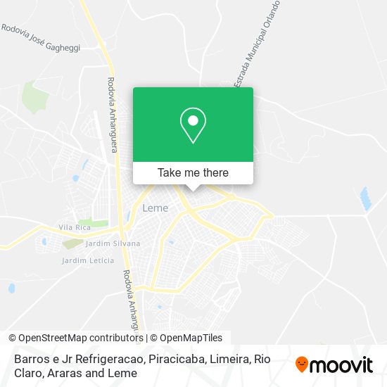 Mapa Barros e Jr Refrigeracao