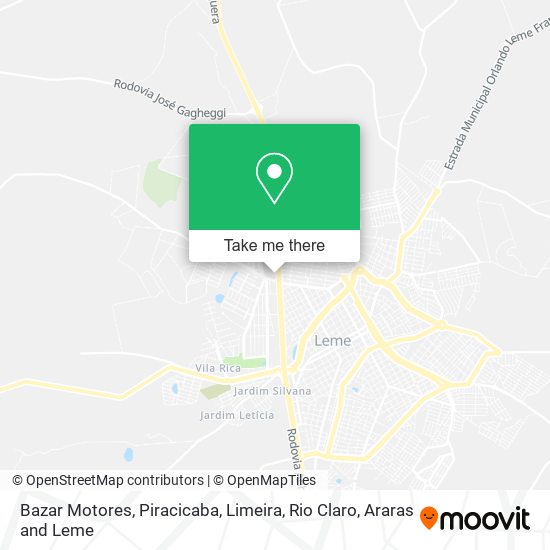 Bazar Motores map