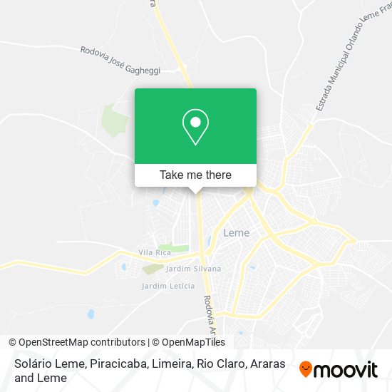 Solário Leme map